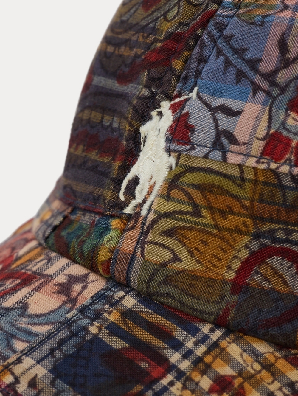 Polo By Ralph Lauren Patchwork Madras Ball Cap - Picture 3 of 11